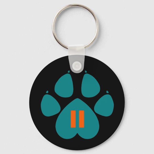paw keychain (Front)