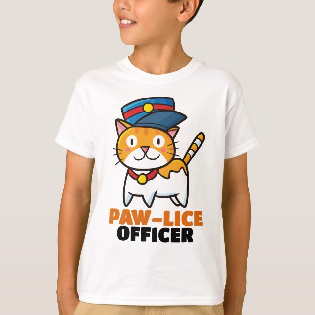 Paw-lice Officer T-Shirt (Front)