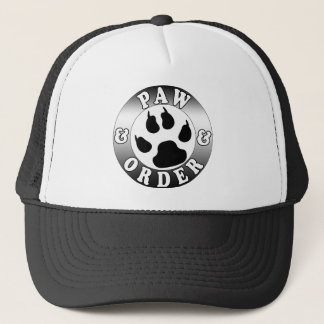 Paw & Order Funny Dog Lover Trucker Hat