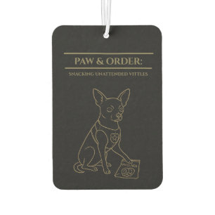 Paw & Order: SUV Chihuahua Hanging Air Freshener