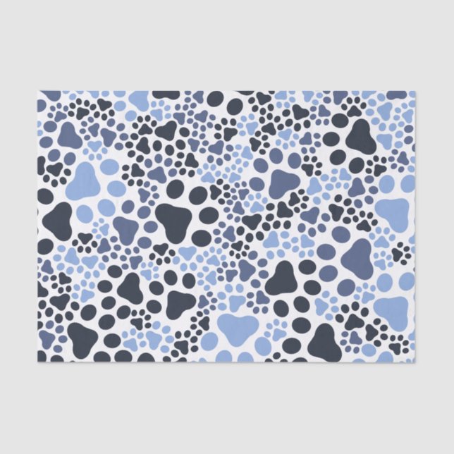 Paw pad camouflage tissue paper (Front)