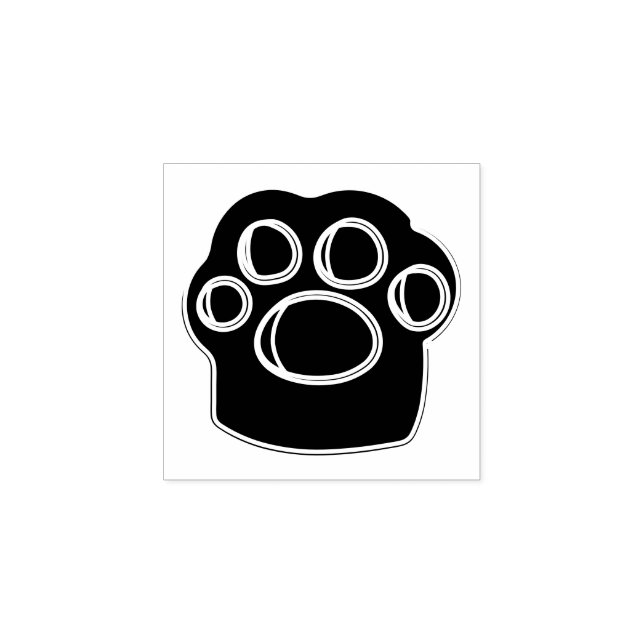 Paw Pet Rubber Stamp (Imprint)