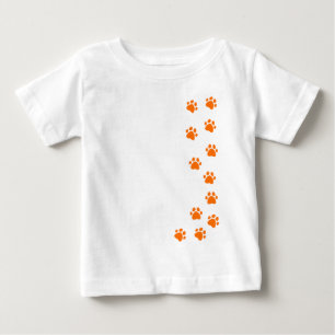 paw print - add your own name or dog breed baby T-Shirt