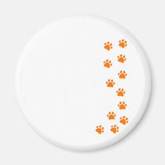 paw print - add your own name or dog breed magnet