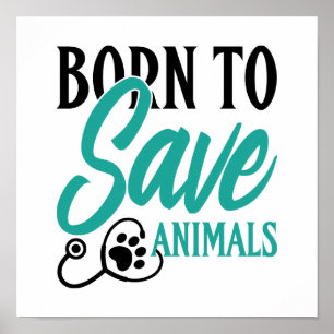 Paw Print and Stethoscope Heart Graphic