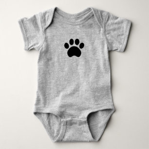 Paw Print Baby Bodysuit