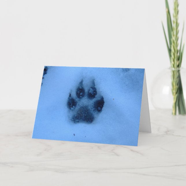 Paw Print Card (Front)