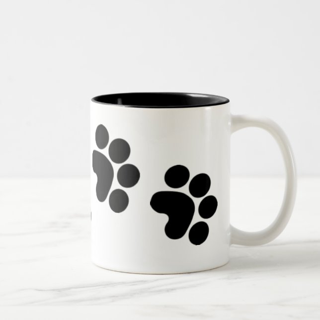 paw print coffee mug (Right)