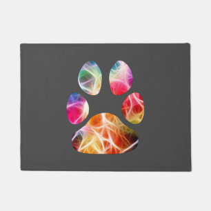 Paw Print Colours Doormat