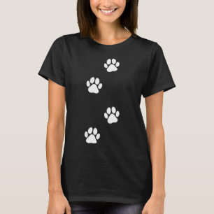Paw Print Dog Cat Pet Lover T-Shirt