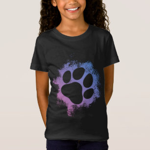 Paw Print Dog Lover Dog T-Shirt