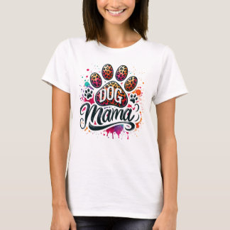 Paw Print Dog Mamma T-shirt