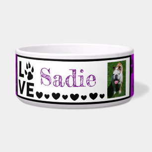 Paw Print. Dog's name and photo Custom