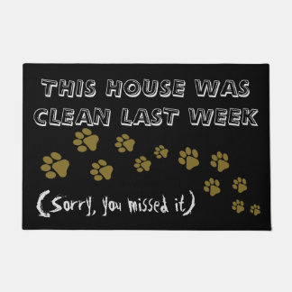 Paw Print Doormat