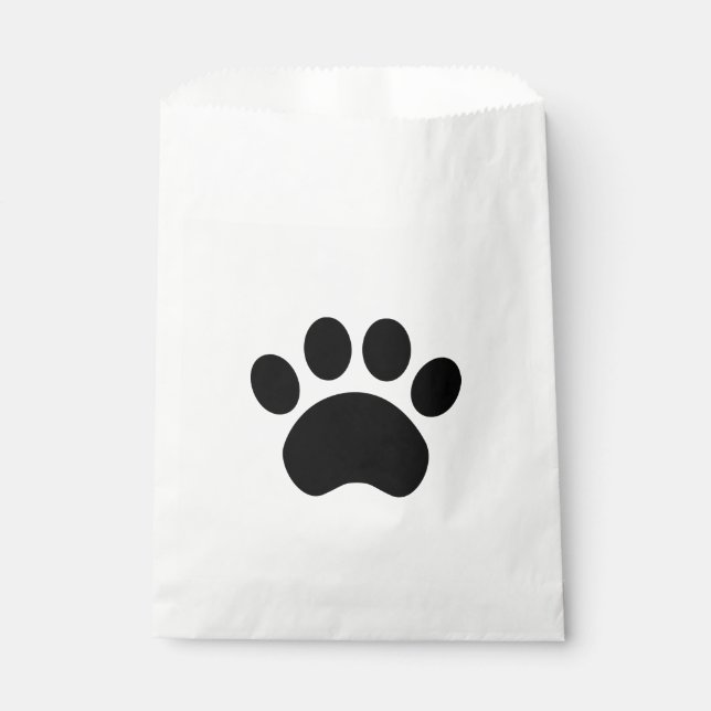 Paw Print Favour Bag (Front)