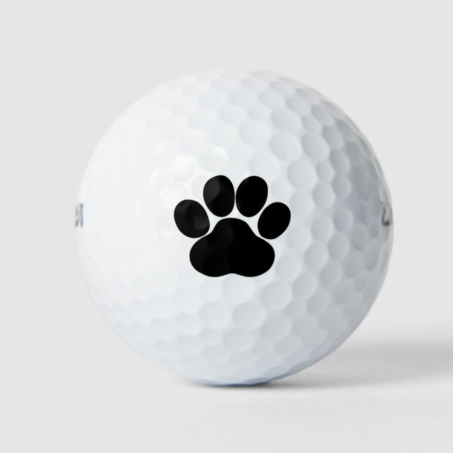 Paw Print for Pet Lover Golf Balls (Front)