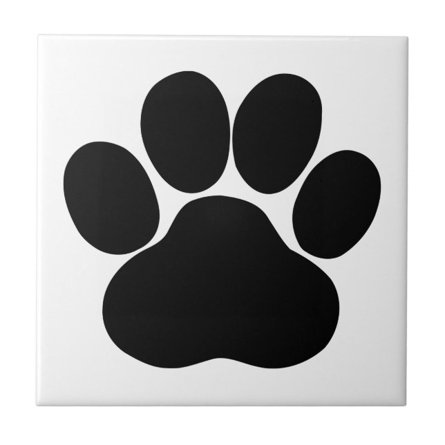 Paw Print for Pet Lover Tile (Front)