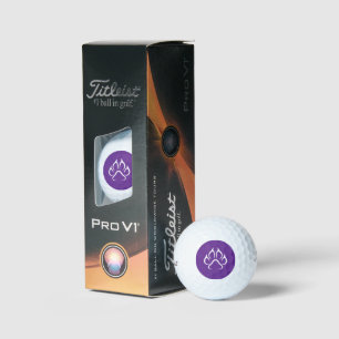 Paw Print  Golf Balls