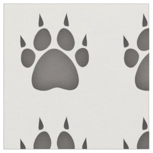 Paw Print Graphic Fabric