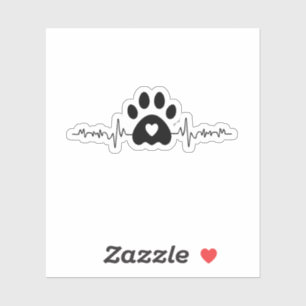 Paw Print Heartbeat