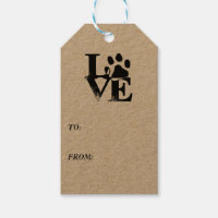 Paw Print in LOVE