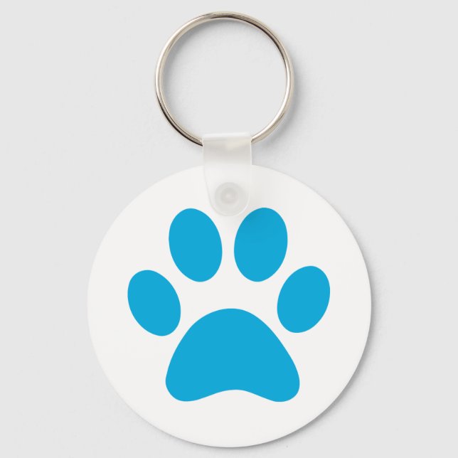 Paw Print     Key Ring (Front)