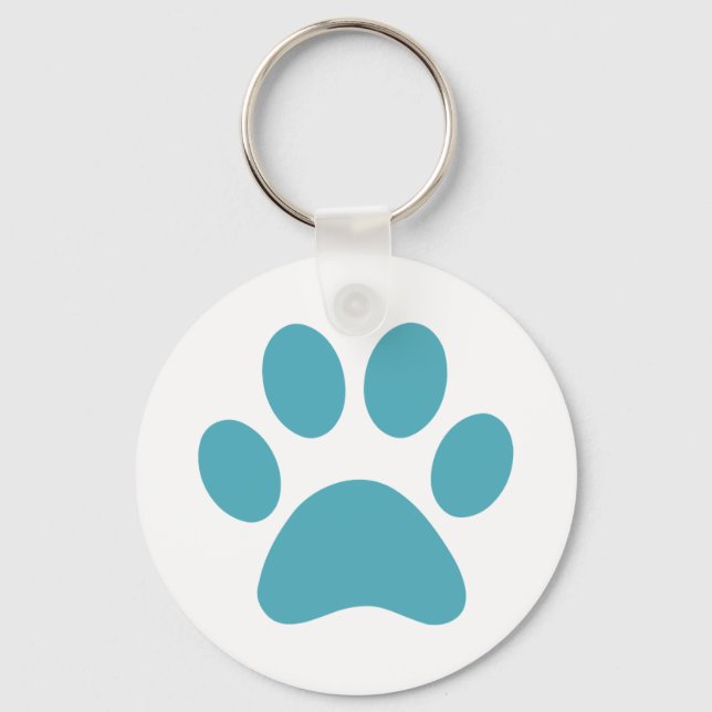 Paw Print               Key Ring (Front)
