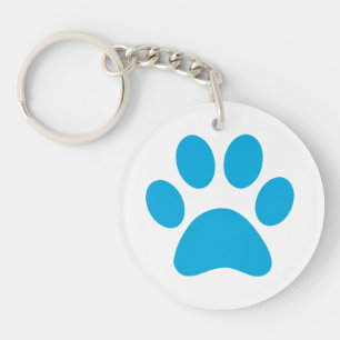 Paw Print Key Ring