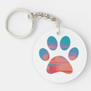 Paw Print               Key Ring