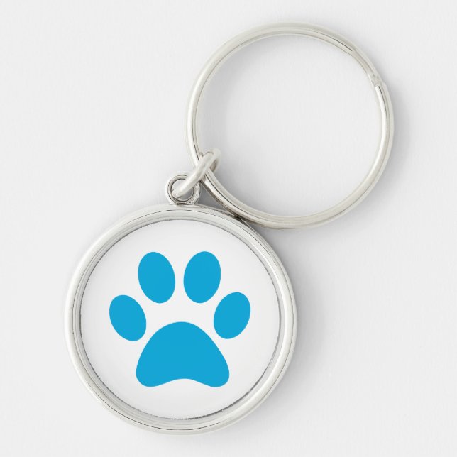 Paw Print     Key Ring (Front)