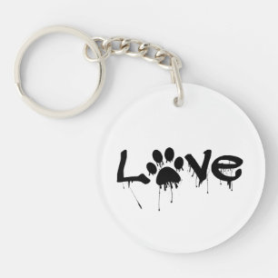 Paw Print     Keychain