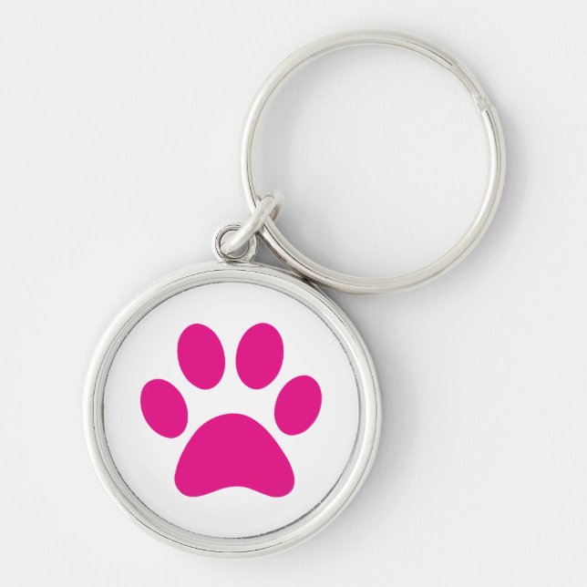 Paw Print     Keychain (Front)