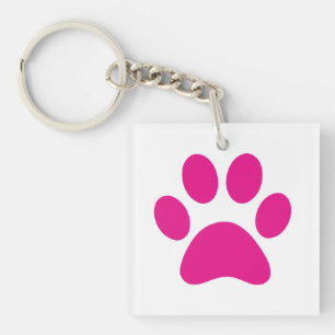 Paw Print Keychain