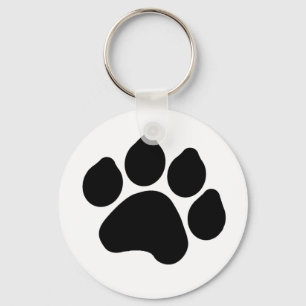 Paw Print Keychain