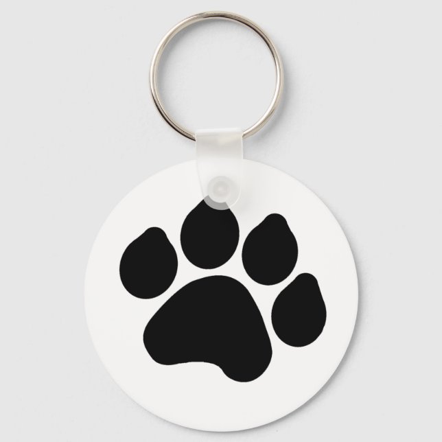 Paw Print Keychain (Front)