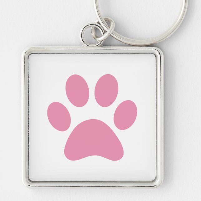 Paw Print    Keychain (Front)