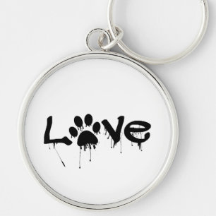 Paw Print     Keychain