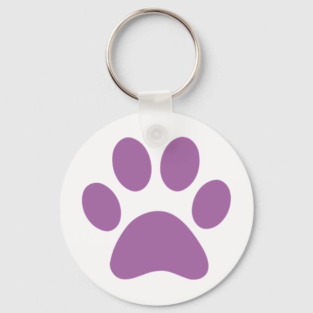 Paw Print Keychain (Front)