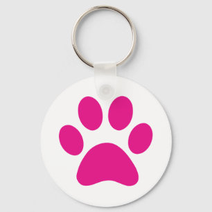 Paw Print Keychain