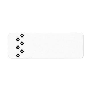 Paw Print Label