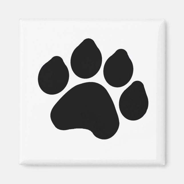 Paw Print Magnet (Front)