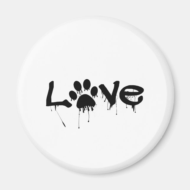 Paw Print      Magnet (Front)