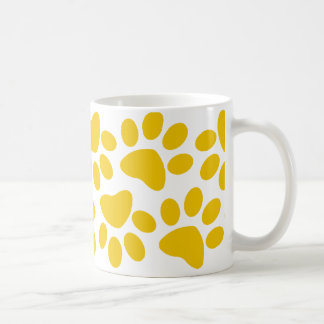 Paw Print Mug - Yellow
