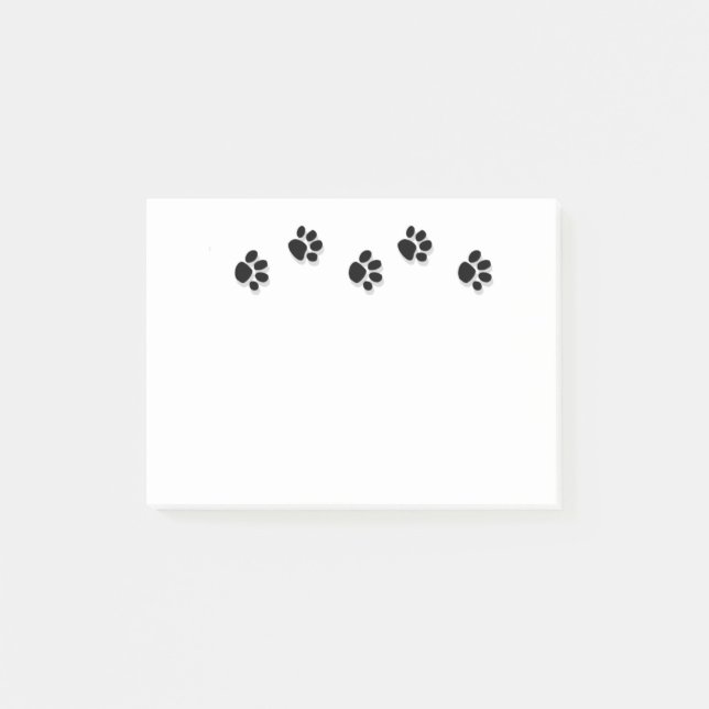 Paw Print Note Pad (Front)