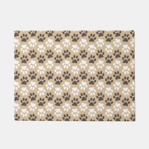 Paw Print Pattern Doormat