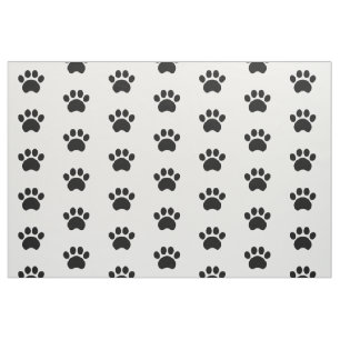 Paw Print Pattern Fabric