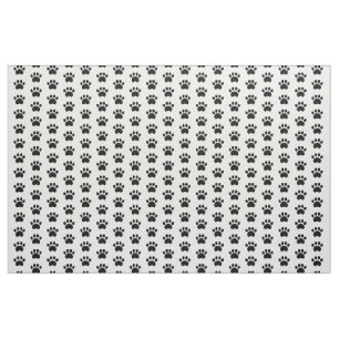 Paw Print Pattern Fabric