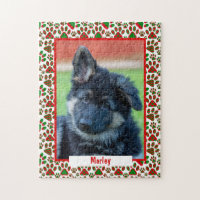 Paw Print Pet Photo Personalised Puzzle