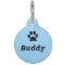 Paw Print Pet Tag