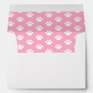 Paw Print - Pink Envelope